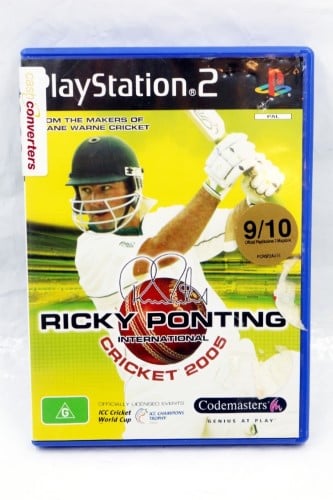 Ricky Ponting Cricket Playstation Ps Cash