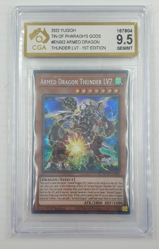 Konami Yu Gi Oh Armed Dragon Thunder Lv7 White 045400345014 Cash