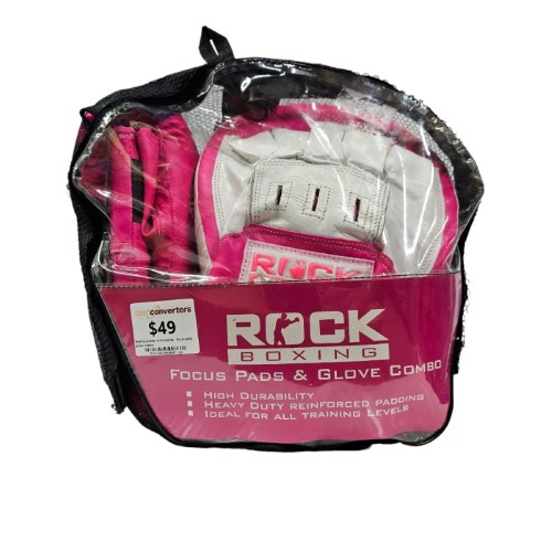 Rock Boxing Focus Pads Glove Combo Pink Cash Converters