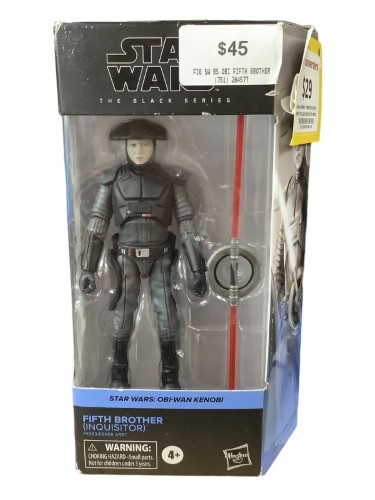 Hasbro Star Wars The Black Series Fifth Brother Inquisitor Black