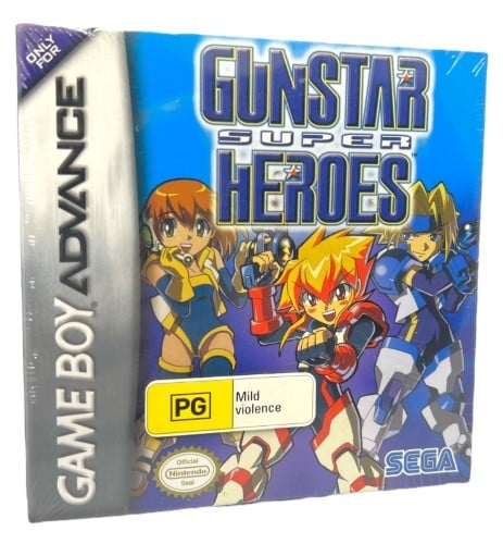 Gunstar Super Heroes Nintendo Game Boy Advance GBA 034000377183