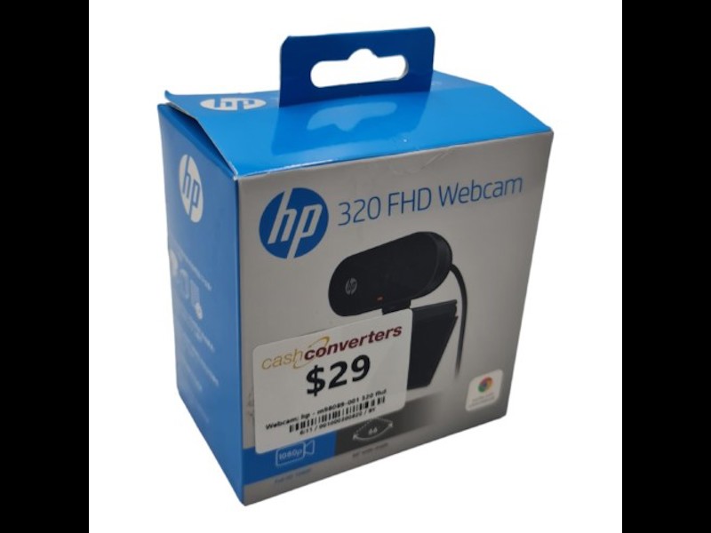 HP 320 Fhd Black | | Converters Cash Webcam 001000300820 M98089-001