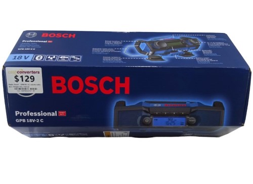 Bosch Jobsite Radio Gpb18v-2C Blue | 028700223747 | Cash Converters