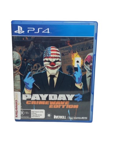 Payday 2 - Crimewave Edition Playstation 4 (PS4) | 001300310374 | Cash ...