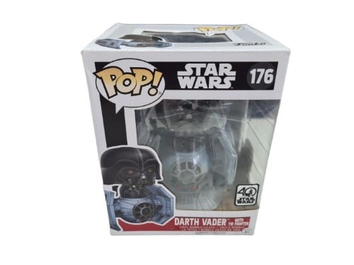 Pop 176 Star Wars Darth Vader W/ Tie Fighter Black | 037900334042 ...