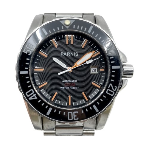 Parnis watch 44mm Sterile blue dial luminous Ceramic Bezel SEA Homage  Automatic movement Men's watch 65,Automatic Watch
