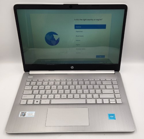 HP 14S-Dq3026tu Intel(R) Celeron(R) N4500 @1.10GHz 4GB 200GB Silver ...