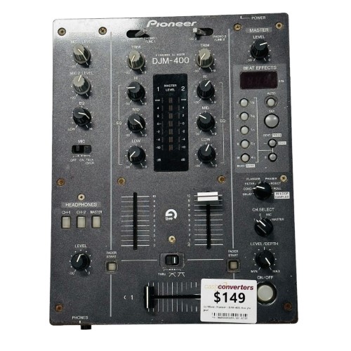 Pioneer DJM-400 ミキサー 07年製 - 楽器・機材