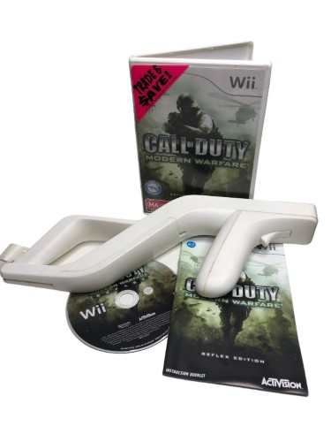 Call Of Duty Modern Warfare & Gun Nintendo Wii | 002800229367 | Cash ...