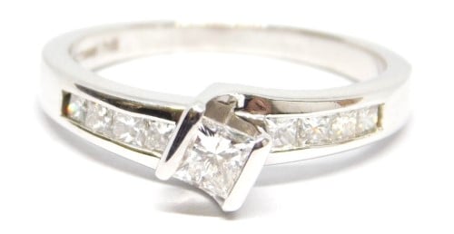 Michael hill princess cut on sale ring