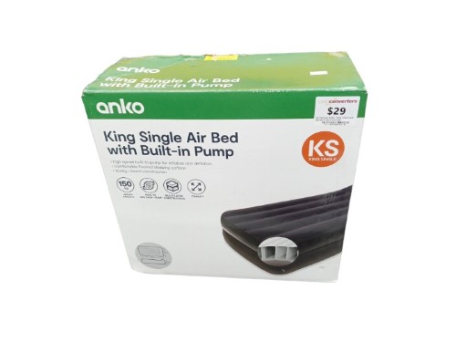 anko king single air bed