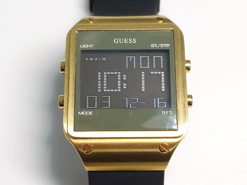 guess watches digital