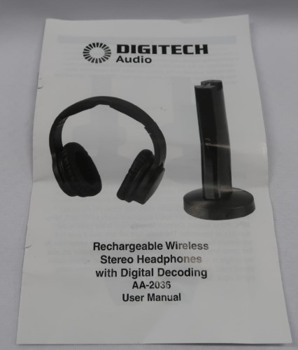 Digitech best sale rechargeable headphones