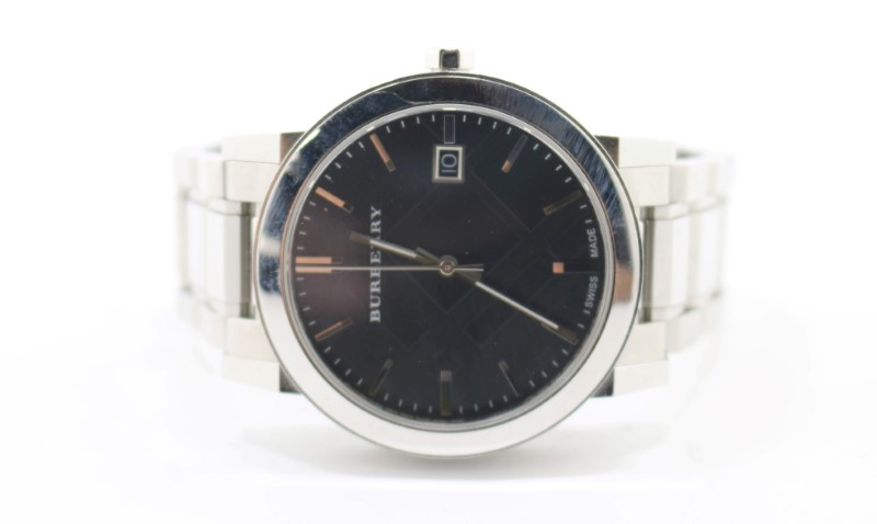 burberry watch mens white