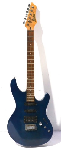 ashton blue electric guitar