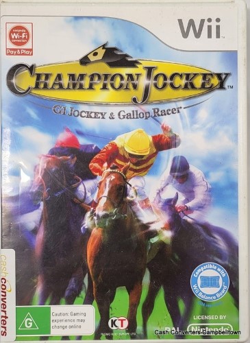 Champion Jockey-G1 Jockey & Gallop Racer Nintendo Wii