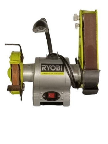 Ryobi bench grinder discount sander