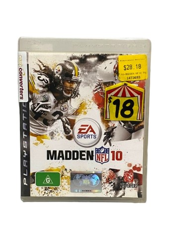 Cash Converters - Sony Ps3 Game MADDEN NFL 10