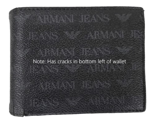 Armani Jeans Mens Wallet Black 001800696382 Cash Converters