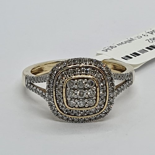 Mens diamond clearance cluster ring