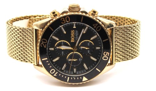 Hugo boss ocean on sale edition watch gold