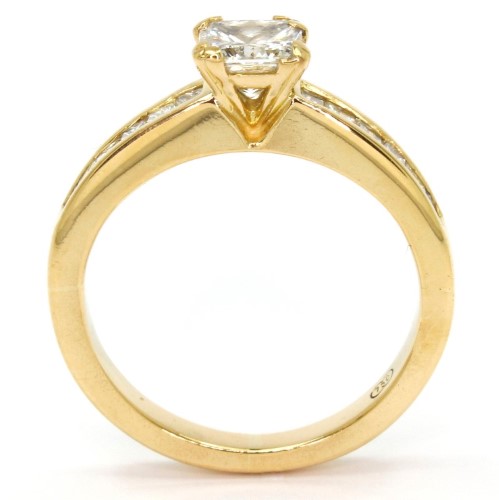 18ct Yellow Gold Ladies Diamond Ring Size L 1.02ct TDW | 014400013602 ...