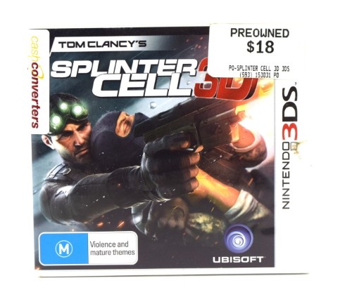 Splinter Cell 3d Nintendo 3ds Cash Converters