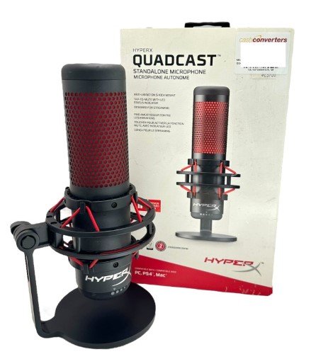 Hyper X Quadcast Standalone Microphone Hx-Micqc-Bk Black