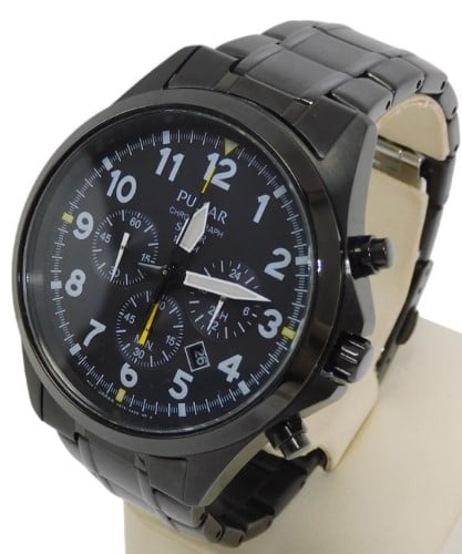 Pulsar men's solar hot sale powered watch