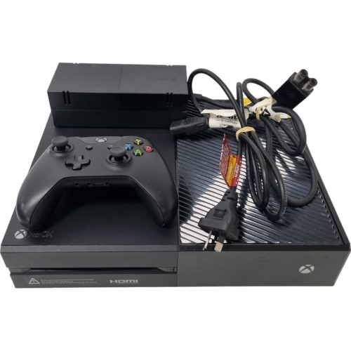 X-Box One 500GB Preto + 1 Jogo – MerontecShop/ A Loja da galera Gamer