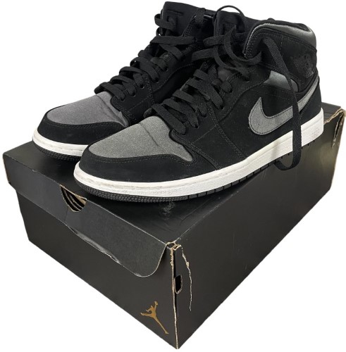 Jordan 1 Mid 'Nylon black anthracite size sale 8 mens