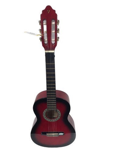 Valencia 3 4 Nylon Classical Guitar Red Sunburst Vc103rds Red 