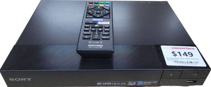 Sony 4K outlet Upscale Blu-ray Player BDP-S6500