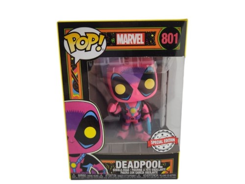 Funko Marvel Deadpool 801 (Blacklight) Black | 039100397181 | Cash ...