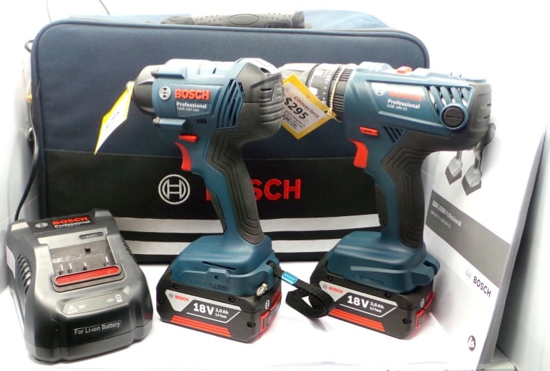 Bosch Cordless Drill Driver Kit Blue