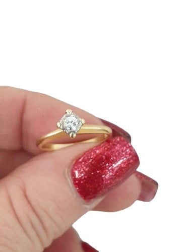 18k deals vintage ring