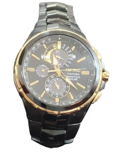 Seiko men's coutura chronograph perpetual online watch