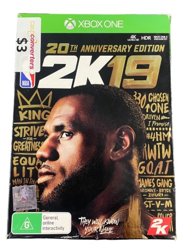 xbox one nba 2k19