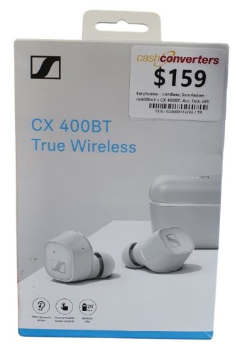 Sennheiser Cx 400Bt Cx400tw1 C White 023000113243 Cash Converters