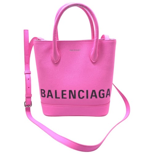 balenciaga neon pink bag