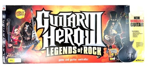 Playstation 3 guitar 2024 hero bundle