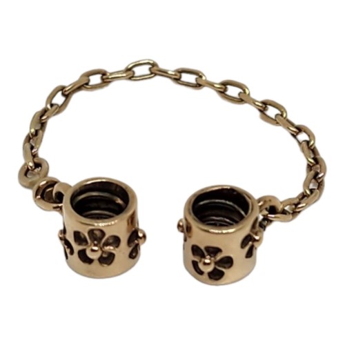 Pandora 14k on sale safety chain