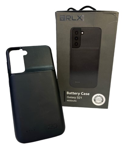 Rlx Battery Case Galaxy S21 4800Mah Black 034000374320 Cash