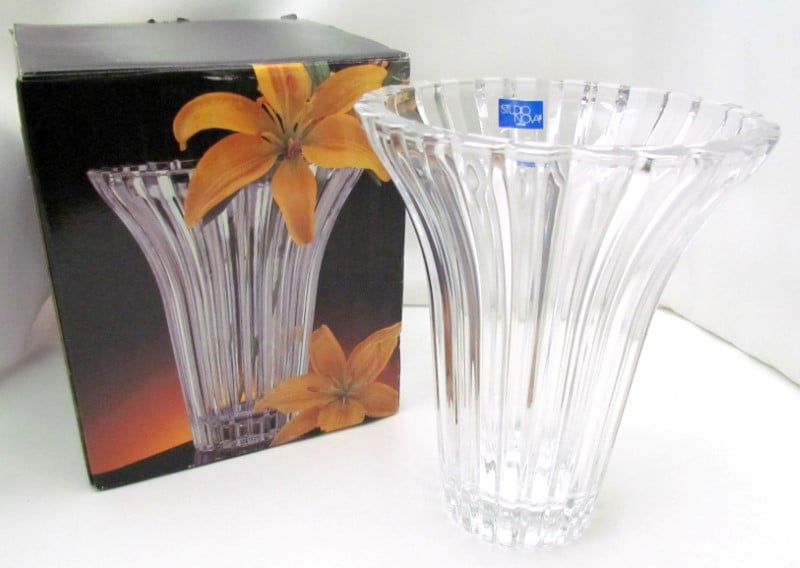 Studio Nova Balmore Crystal 20cm Vase Wy076556