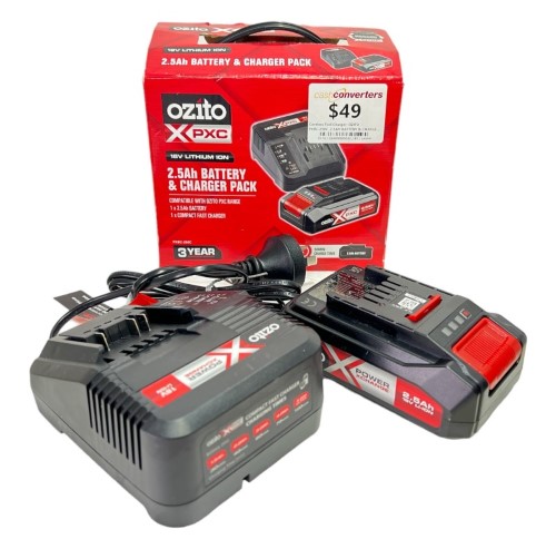 Ozito 2.5 ah outlet battery