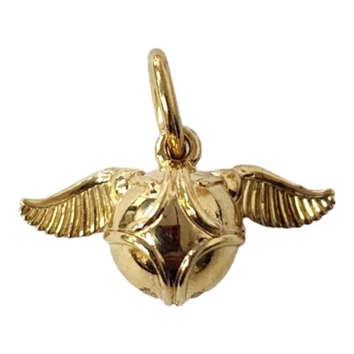 pandora golden snitch pendant