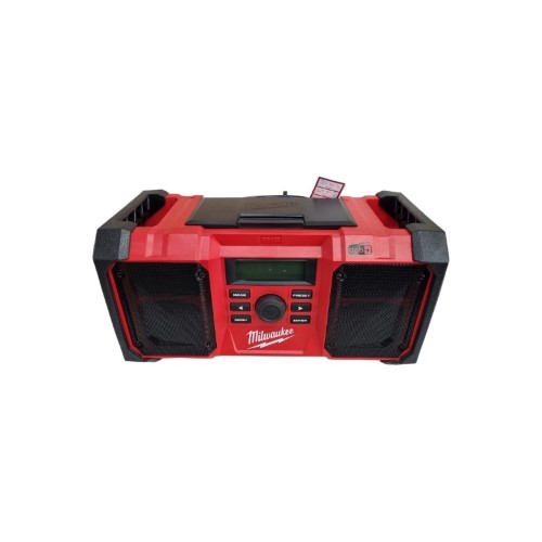 Milwaukee M18 Digital Jobsite Radio Dab . M18 Jsrdab Red