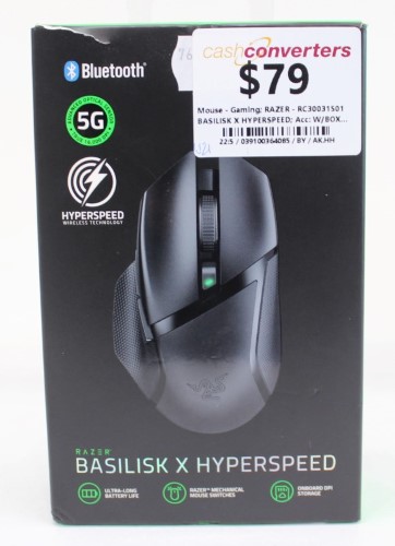 Razer Basilisk X Hyperspeed Black | 039100364085 | Cash Converters