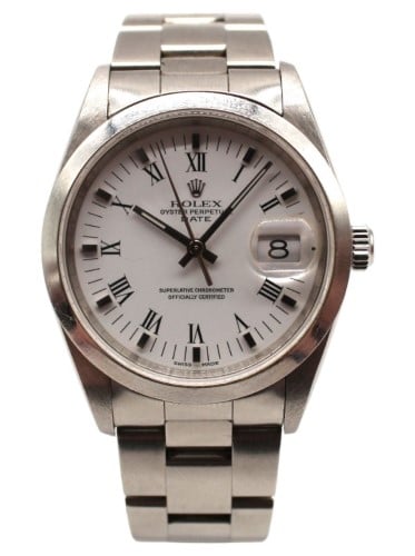 Rolex Oyster Perpetual Watch Mens 15200 Year 1990S 34mm