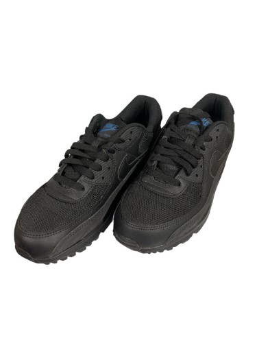 Nike air max 90 black best sale and blue